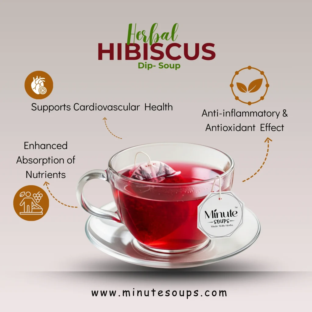 herbal hibiscus dip soups