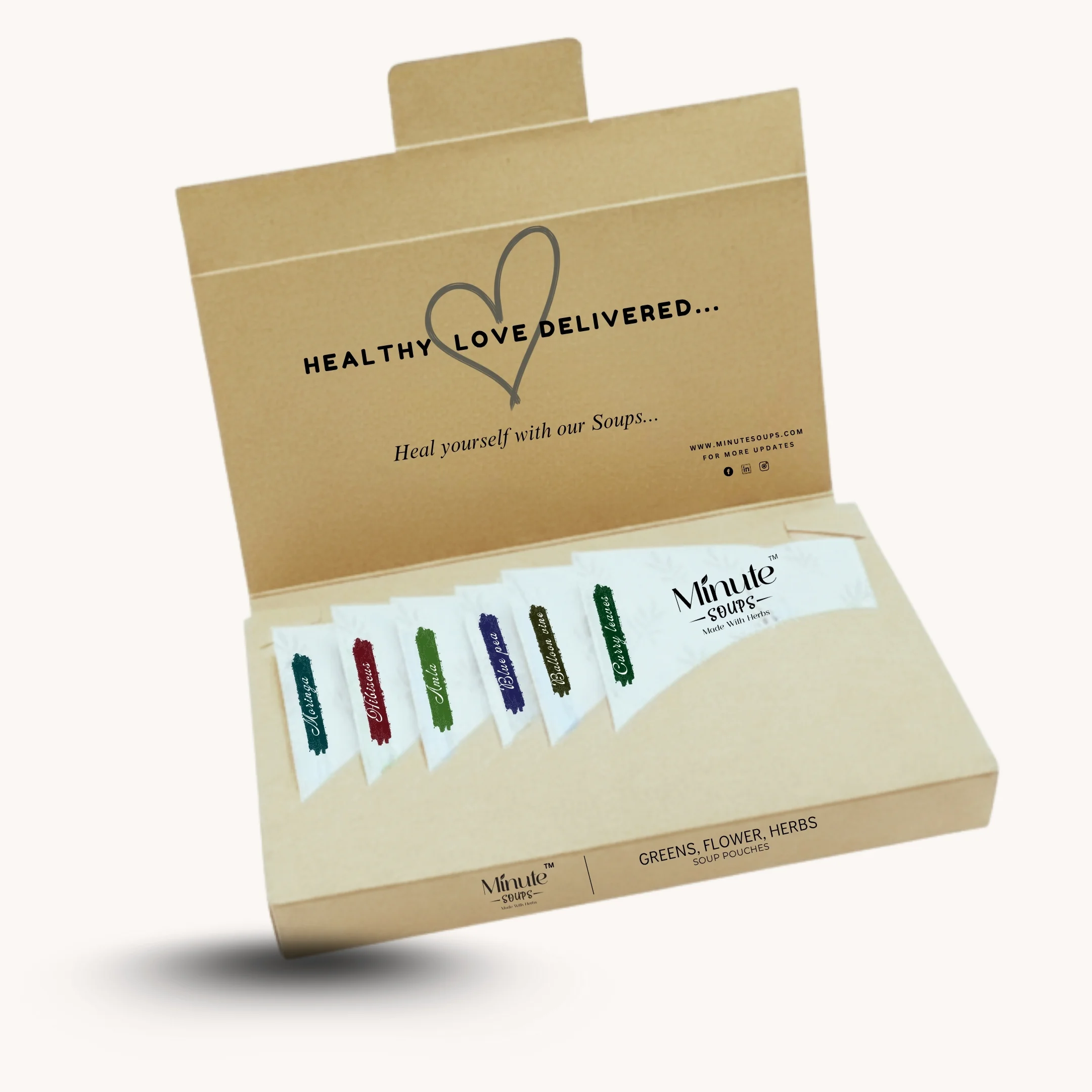 Minute Soups Trial Pack featuring all flavors