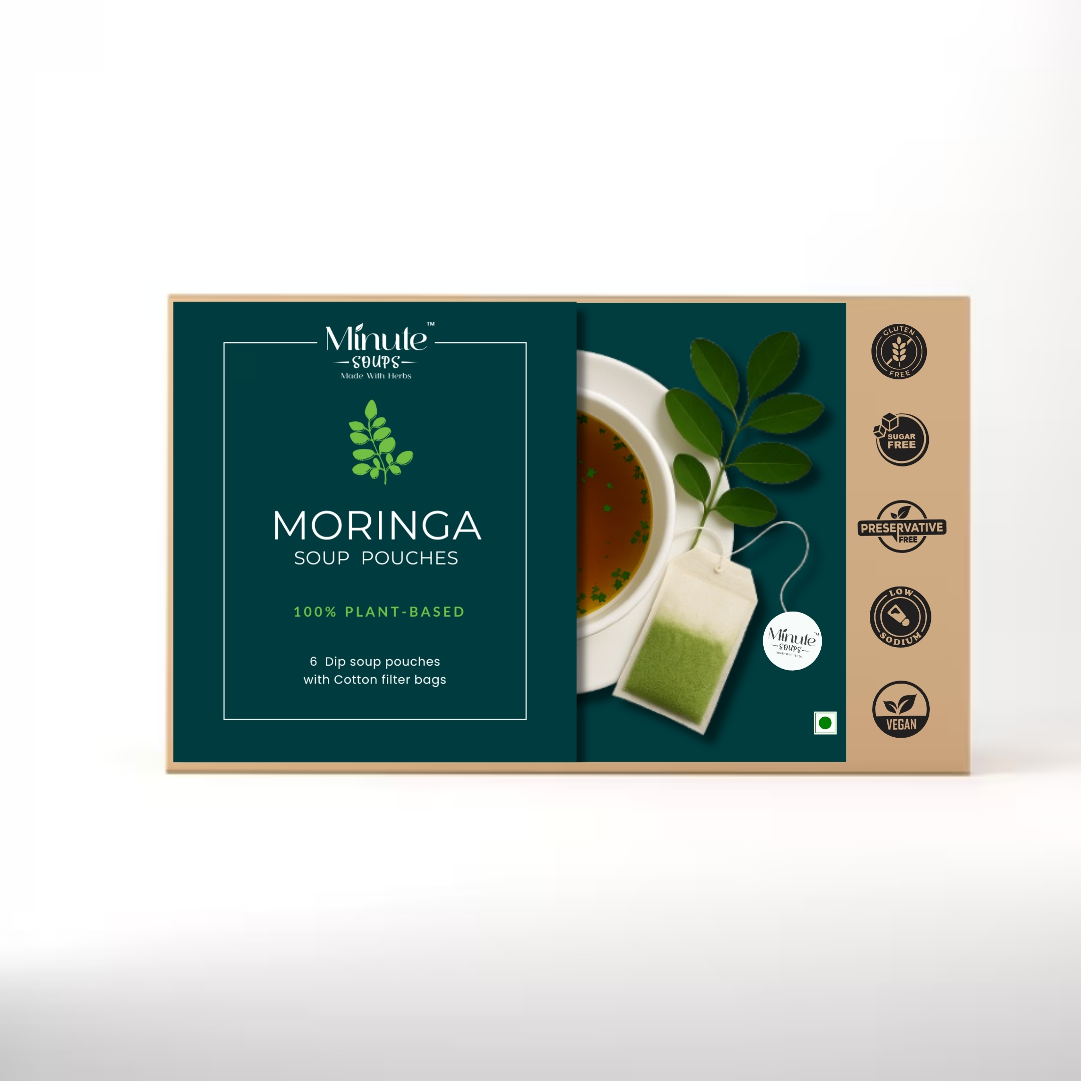 Minute Soups moringa blend thumbnail front view
