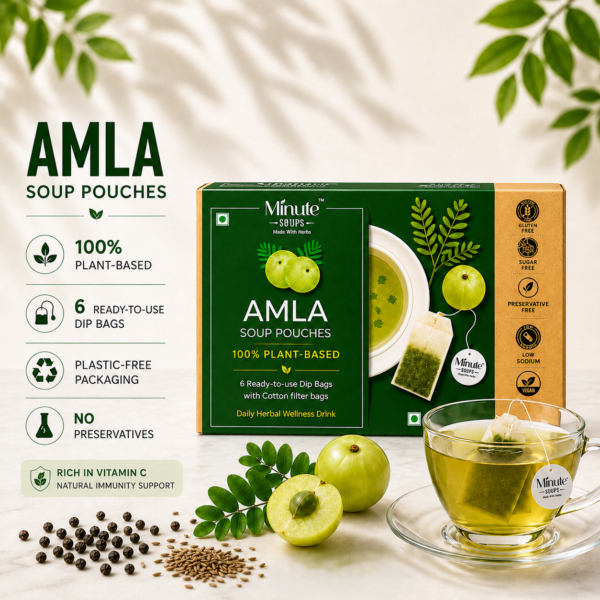 Minute Soups Organic Amla Dip Soup Packets